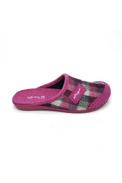 Ceyo 9866-20 Anatomical Closed Natural Wool Felt Pink Women's Slippers