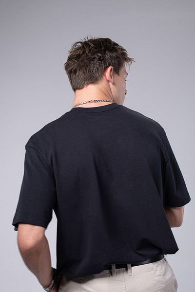 IAMNOTBASIC Men's Black Oversize Tyler T-Shirt