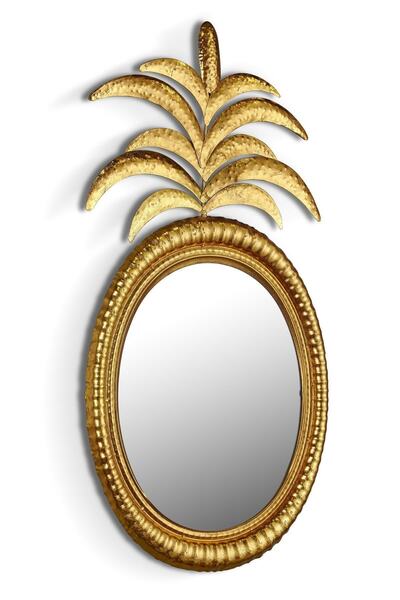 Glare In Dark Pineapple Wall Mirror 42*3*86 cm