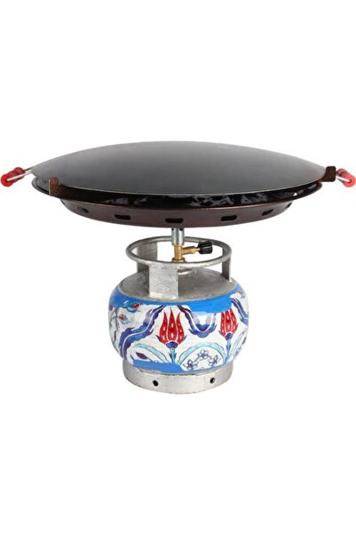 GÜRYAN Portatif Tüplü Sac Kavurma Gözleme Ekmek Yufka Sacı 45cm