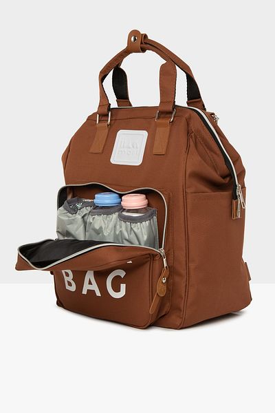 Bagmori Taba Baby Bag Printed Mother Baby Care Backpack with Pockets M000005163