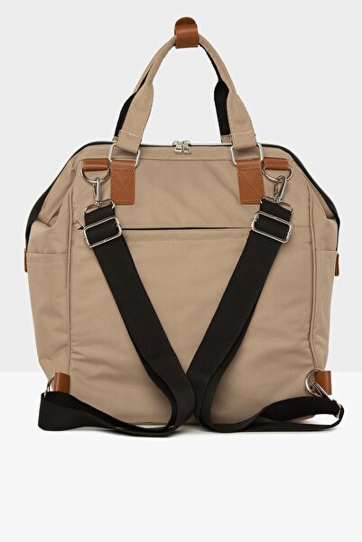 Bagmori Vizon Baby Bag Baskılı Cepli Anne Bebek Bakım Sırt Çantası M000005163