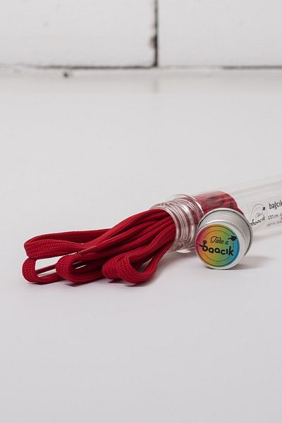 Take a Baacık Ayakkabı Bağcığı - 110 سم Sıkı Örgü Kırmızı Bağcık - TB110SK3250521