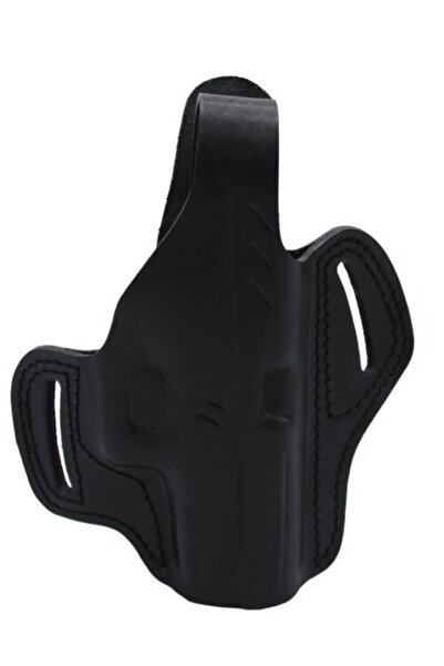 zirvesilah Siyah Hakiki Deri Tam Kelebek Glock 19 Silah Kılıfı