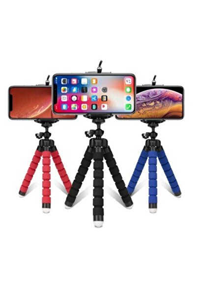CMT Sünger Ayaklı Akrobat Tripod 19 Cm Bükülen Üç Ayaklı Ahtapot Akrobatik Tr...