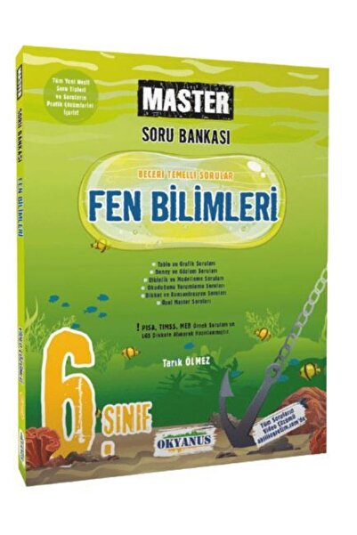 Okyanus Yayınları Okyanus 6. Sınıf Fen Bilimleri Master Soru Bankası