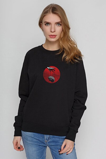 QIVI Twenty One Pilots Blurryface Brain Принт Чорний Жіночий Трикотажний Світ...