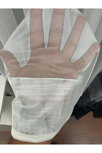 Esse Home Пряма тюлева штора - Екрю колір - зі складками, 200x260, рідкі складки, 1/2