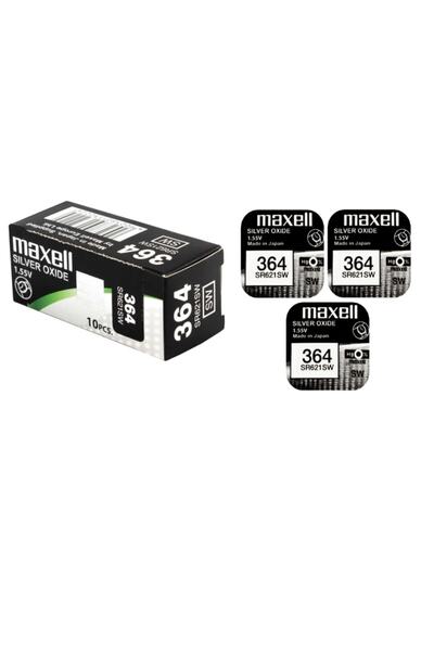 Maxell Sr621sw 364 Numara Saat Ve Cihaz Pili 3 Adet 2024