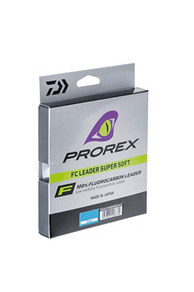 daiwa خط صيد السمك Prorex Fc Leader فائق النعومة وشفاف 50 متر 0.30 ملم