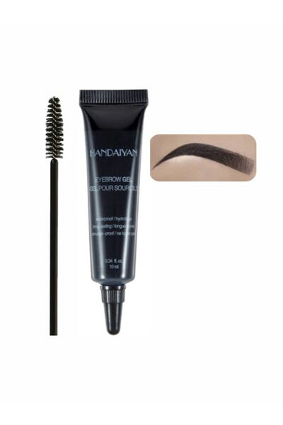 Handaiyan Suya Ve Tere Dayanıklı Kaş Jel Boya (RENK:BLACK - SİYAH) - 10ml