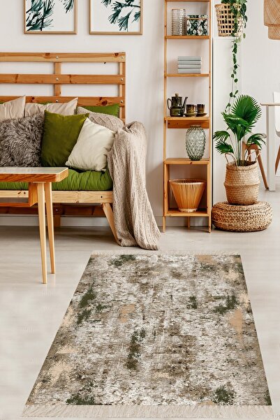 on the clouds Batik Desenli Renk Geçişli Dijital Baskı Yıkanabilir Kaymaz Tab...