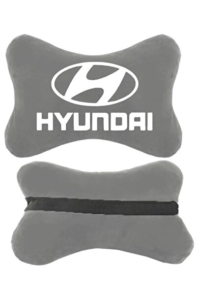 1araba1ev Μαξιλάρι λαιμού αυτοκινήτου Hyundai Getz 2 τεμαχίων μαύρο