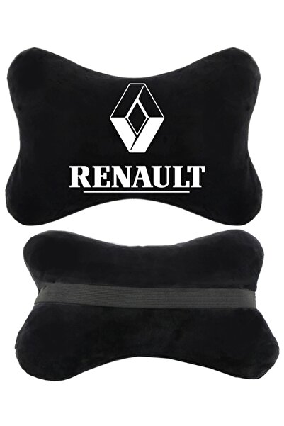 1araba1ev رينو كانجو إكسبريس وسادة رقبة لمقعد السيارة باللون الأسود، قطعتين
