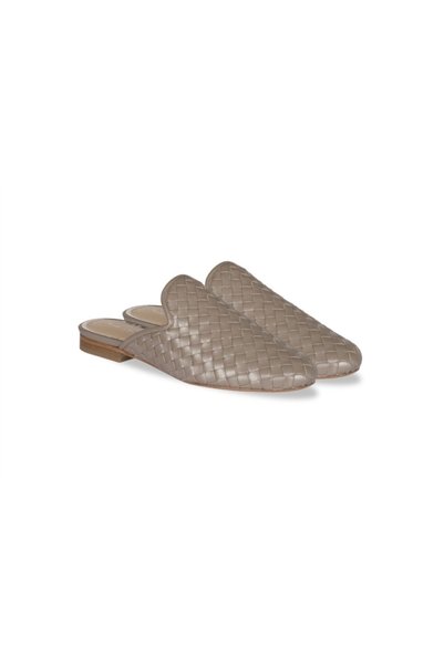 Vario Women's Beige Color Napa Pearlescent Slippers 2058 Wnx Spc 2 R5690