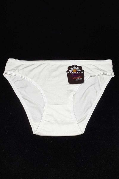 Papatya Chiloți de bikini modal alb pentru femei 6 buc 1850