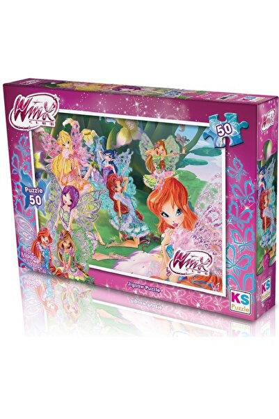 Ks Games 50 Parça Puzzle Yapboz Winx Club 50 Parça Çocuk Puzzle