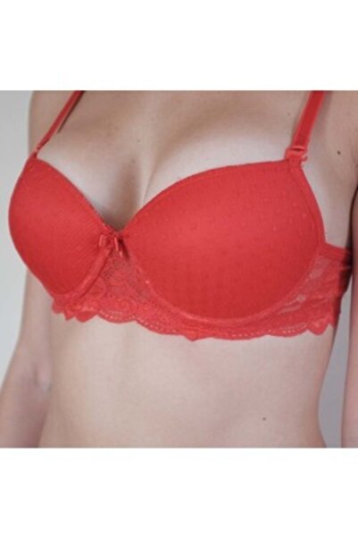 ENGIN حمالة صدر نسائية حمراء غير مدعومة