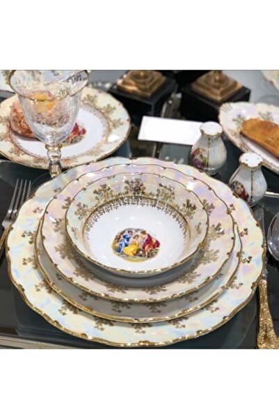 Elizabeth Çekoslavakya Markizli 12 Kişilik Yemek Takımı