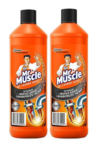 Mr. Muscle Jel Lavabo Açıcı 1000 Ml X 2 Adet