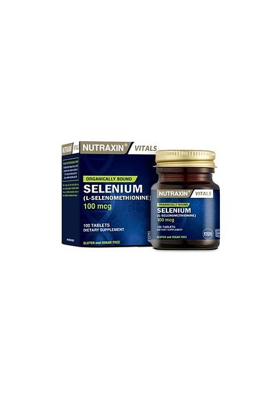 Nutraxin nutraxın Selenium - 100 Tablets
