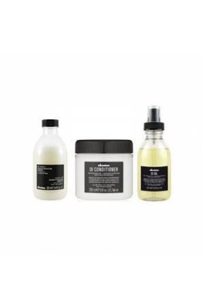 Davines Oi/Oil 280ml Sulfate Free Shampoo + 250ml Cream + 135ml Oil - Care Product