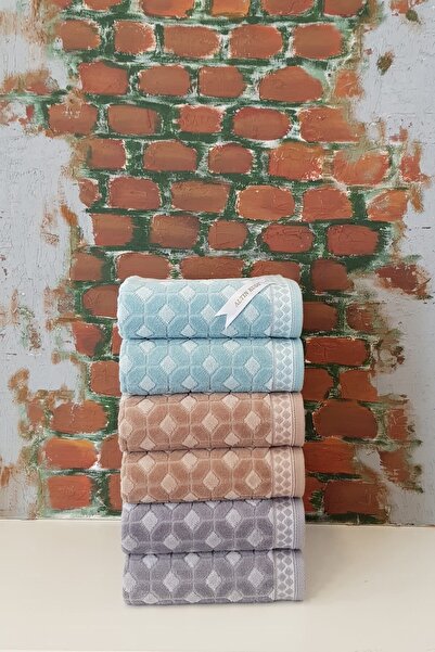 Özdilek Decora Рушник 6 шт. - М'ятно-бежевий сірий