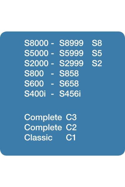 Popüler Miele S800 - S858 Dust Bag Boxed + Συμβατό