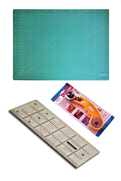 SİNGER Orjinal Patchawork Seti (kesim Panosu-döner Bıçak-cetvel)