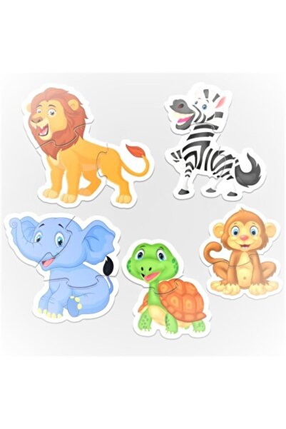 Circle Toys Circle Toys 3-Piece Vehicles and Animals Baby Educational Puzzle Set