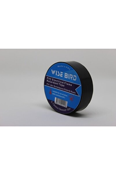 Wise Bird Pvc Elektrik Izole Bantı Siyah - 10 Adet - 9.15mt