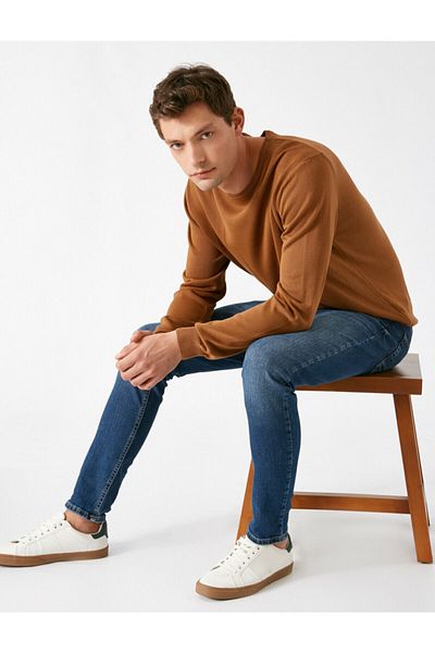 Koton Jeans - Navy blue - Skinny