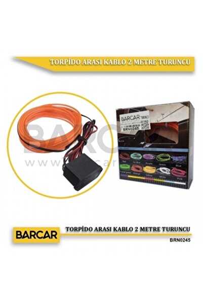 BARCAR كابل طوربيد 2 متر برتقالي