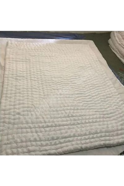 demethome Single Handmade Natural Wool Quilt