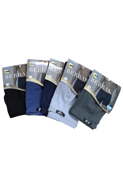 Berrak Erjem Gray Thin Elastic Modal Boxer 6 Pieces 4488