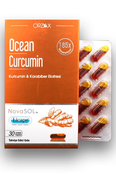Ocean Curcumin Kurkumin Pepper Extract 30 Capsules