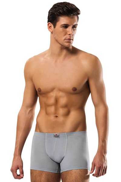 Erdem Ανδρικό γκρι ελαστάν Boxer 3 Πακέτο Βαμβακερό