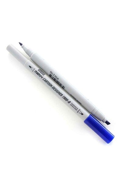 ADEL OYUNCAK Marvy 1900b-s/3 Blue Graphic Marker Pen