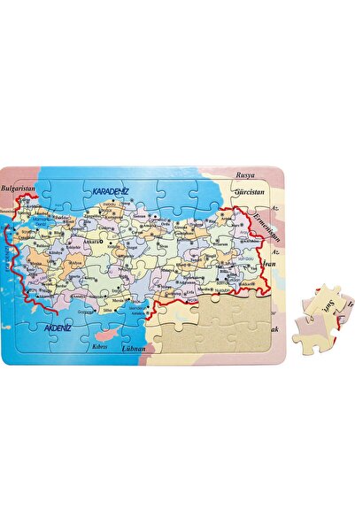 LAÇO Türkiye Haritası 42 Parça Puzzle