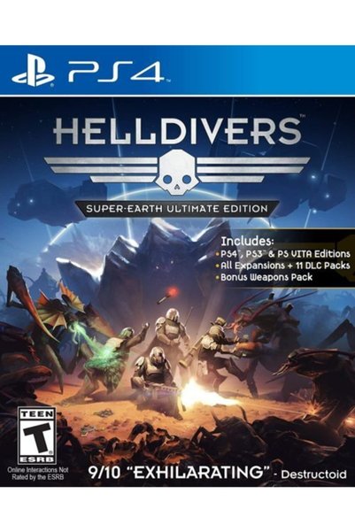destroyer Helldivers Super Earth Ultimate Edition Ps4 Oyun