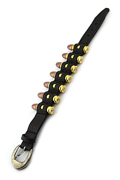 anahtarlıksepeti Model Bullet Leather Bracelet 7 Pieces