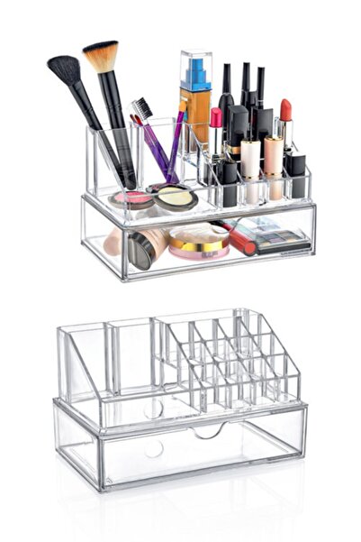 Pazarika Багатосекційний органайзер для косметики з висувними ящиками