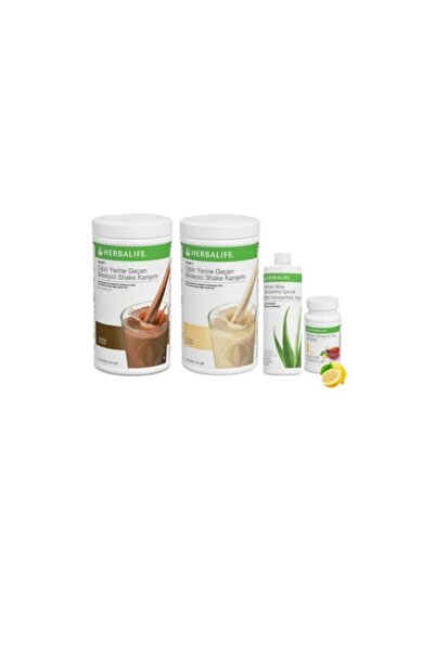 Herbalife Shake Karışımı 1 Vanilya 1 Çikolata Aloe Vera 1 50 Gr Çay