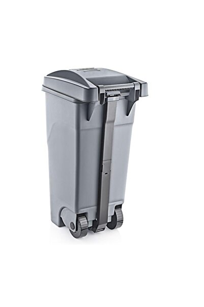 HOBBY LİFE Hob-1150 Endüstriyel Pedallı Çöp Kovası Gri 85 lt