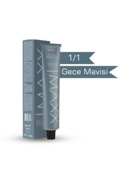MAXX DELUXE 1/1 Gece Mavisi Krem Saç Boyası 60 ml