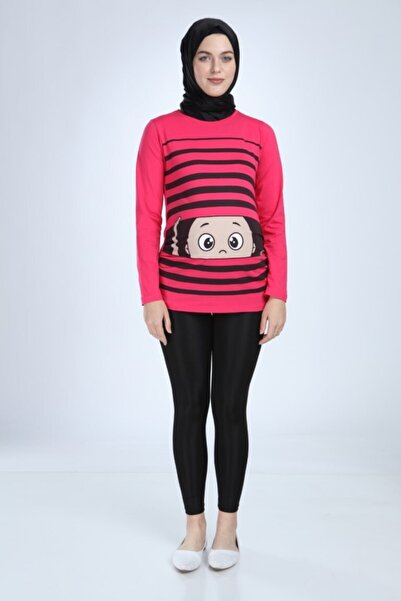 CAROLINA COLLECTION Ροζ μπλουζάκι εγκυμοσύνης με τύπωμα