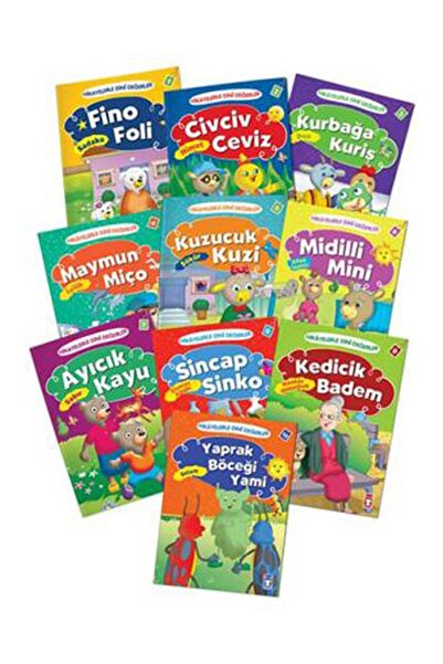 Timaş Çocuk Hikayelerle Dini Değerler Set 10 Kitap Takım