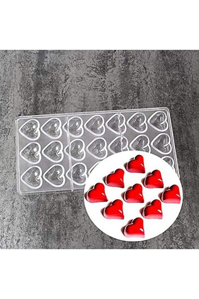 Global Polycarbonate Chocolate Mold Heart
