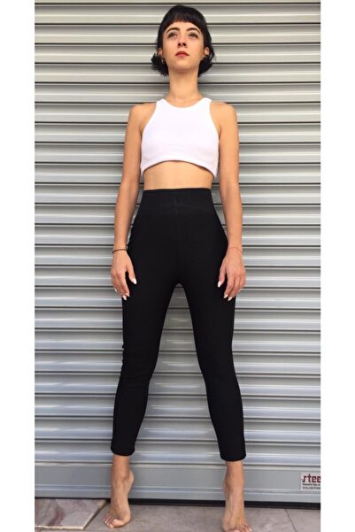 Anka Kadın Siyah Toparlayıcı Korseli Tayt