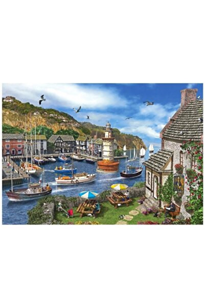 Sunman Ks The Village Harbour 2000 Parça Puzzle